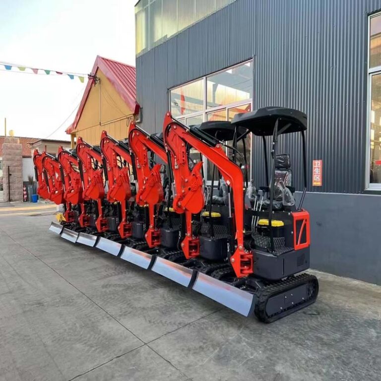 0.8ton Hydraulic Crawler Backhoe Mini Excavator 05