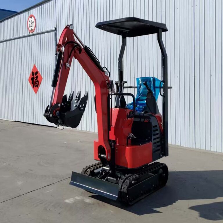 Home use 0.8ton mini excavator with rubber track 01