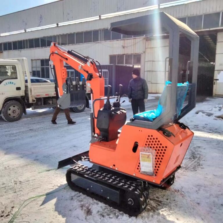 Home use 0.8ton mini excavator with rubber track 02