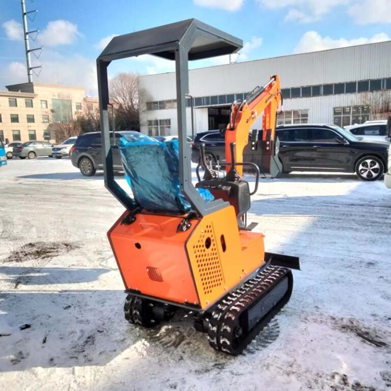Home use 0.8ton mini excavator with rubber track 04