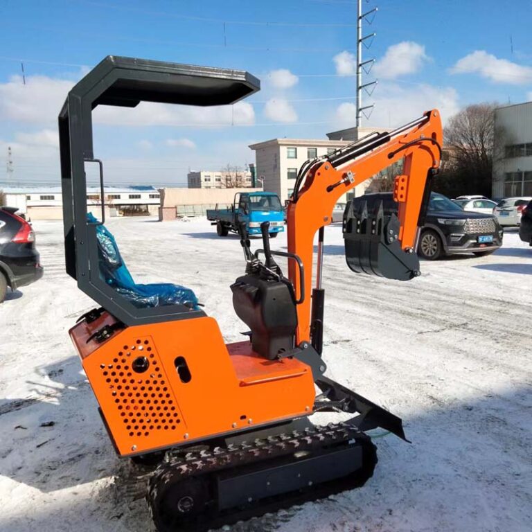 Home use 0.8ton mini excavator with rubber track 05