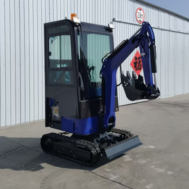 1 ton excavator Home Garden Rubber Track Crawler1