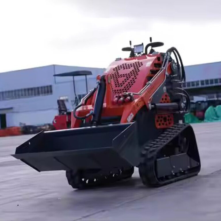 Mini Slip Steering Loader 900kg Operation Crawler Loader 1