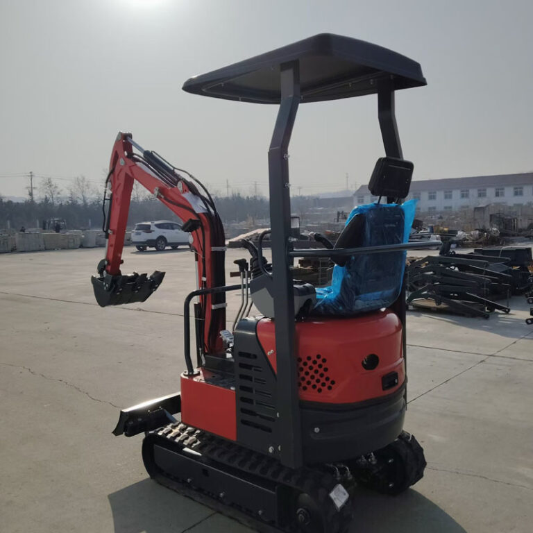 Mini excavator 1.5 ton Crawler Mini Bagger 2