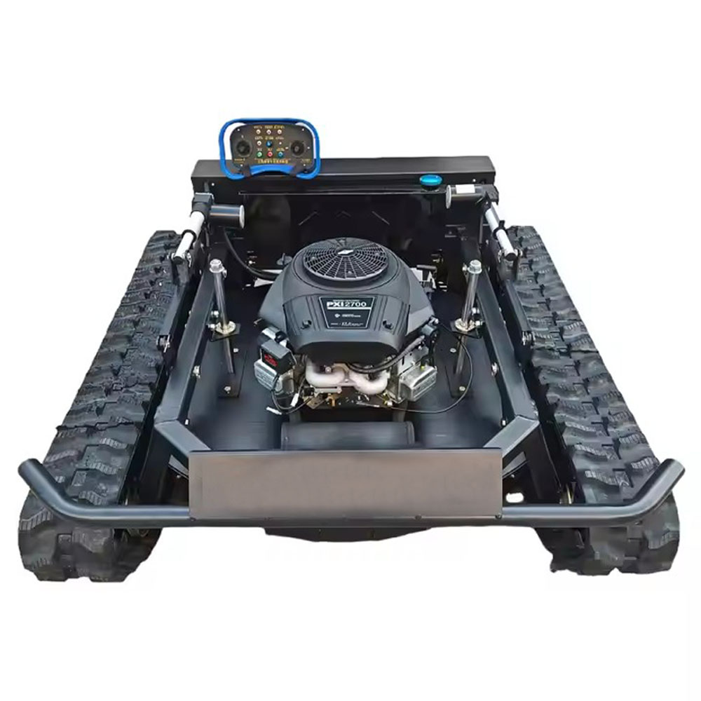 How to Operate a Remote - Controlled Rubber - Tired Remote Tank Lawn Mower