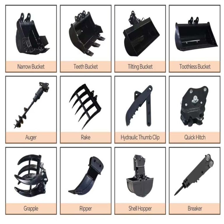 How-to-Select-the-Right-Attachments-for-Mini-Excavators？